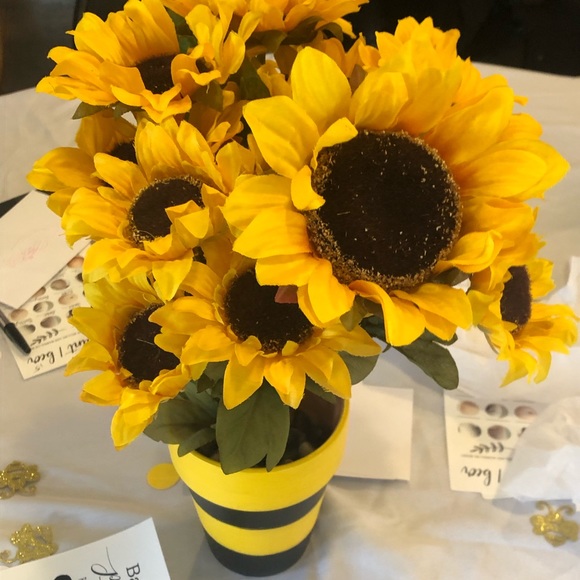 bee theme party decorations (baby shower etc)